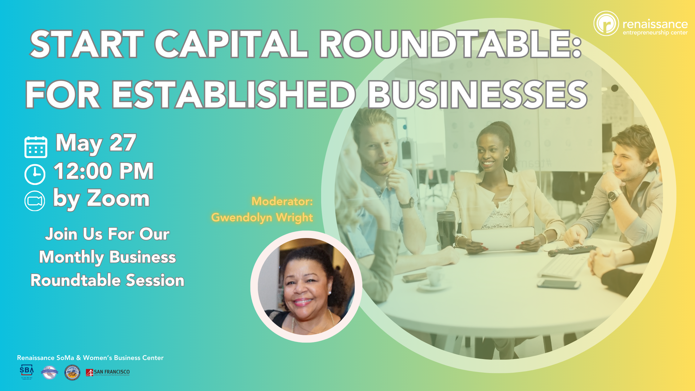 Start Capital Roundtable: For Established Businesses (WBC 05/27/25 ...