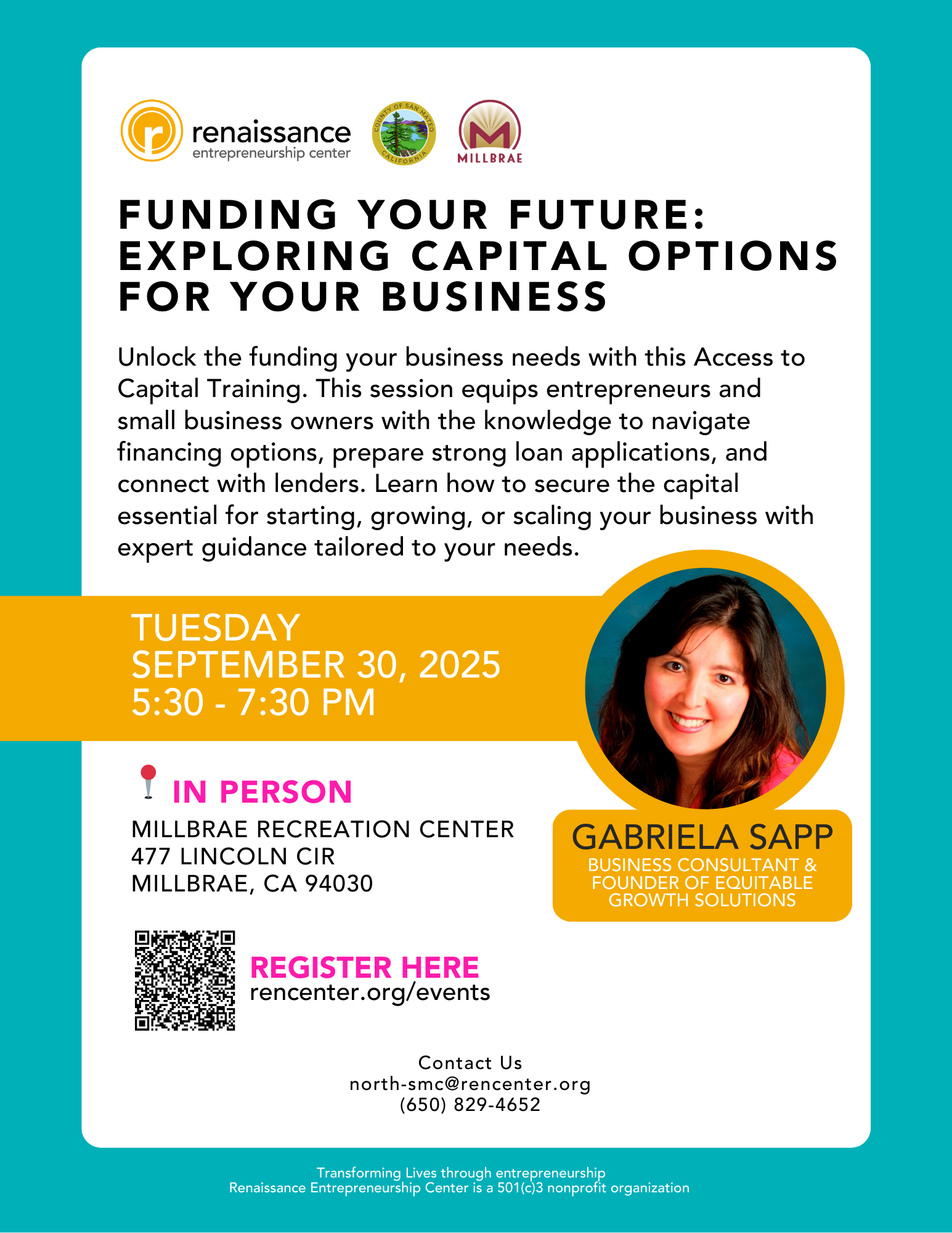 📍Funding Your Future: Exploring Capital Options for Your Business (San Mateo SBDC + NSMC)