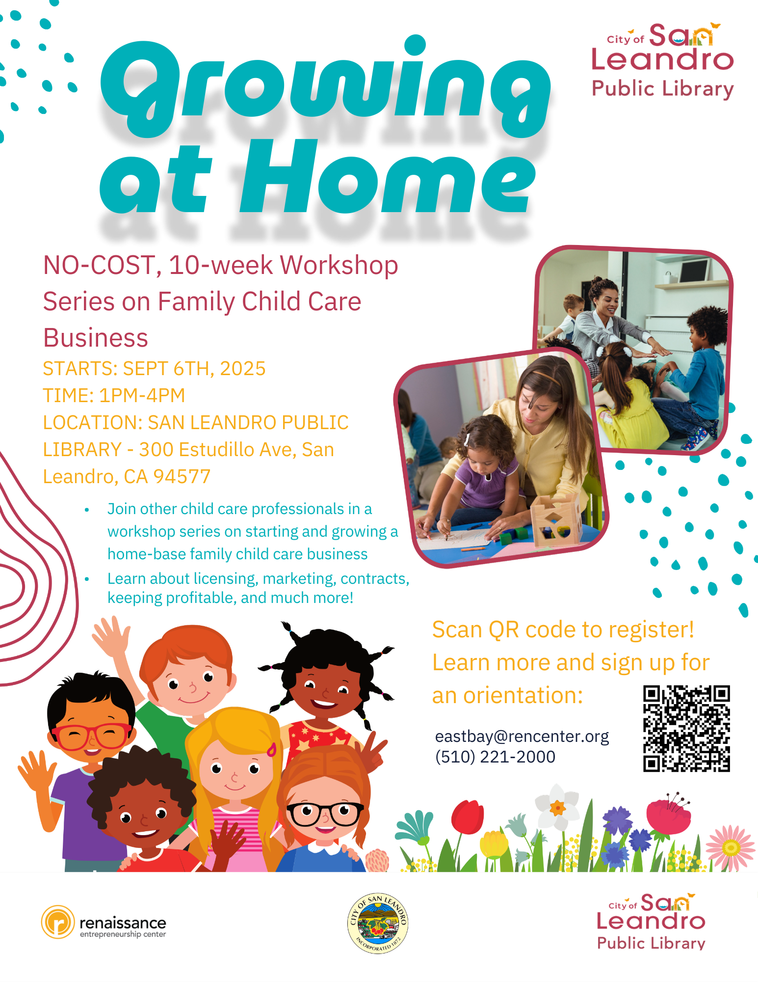 NO-COST, 10-week Workshop Series on Family Child Care Business STARTS AUG. 23, 2025 TIME 1PM- (1)